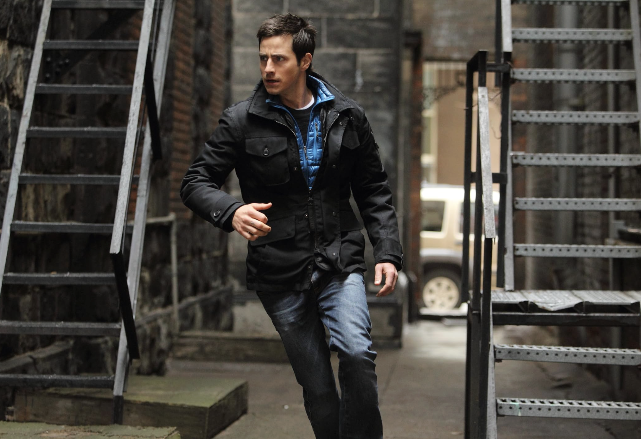 Craig Olejnik in a production still from The Listener
